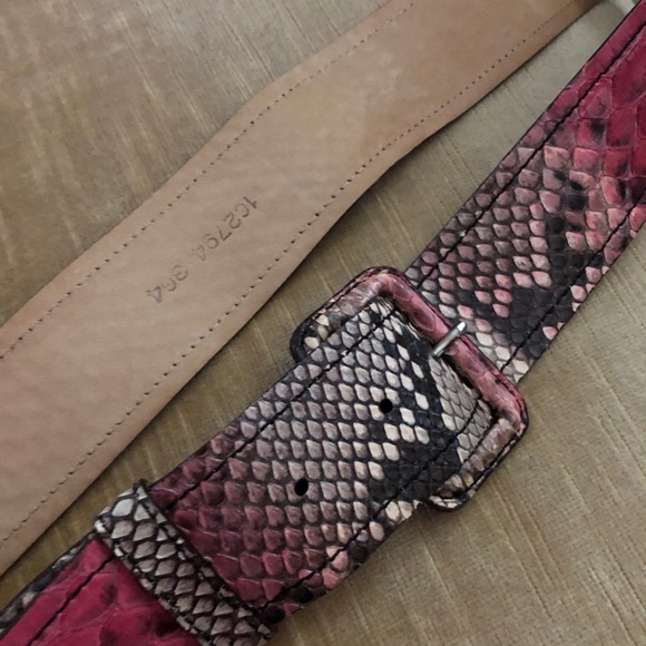 Prada leather snake skin belt - Picture 2 of 7